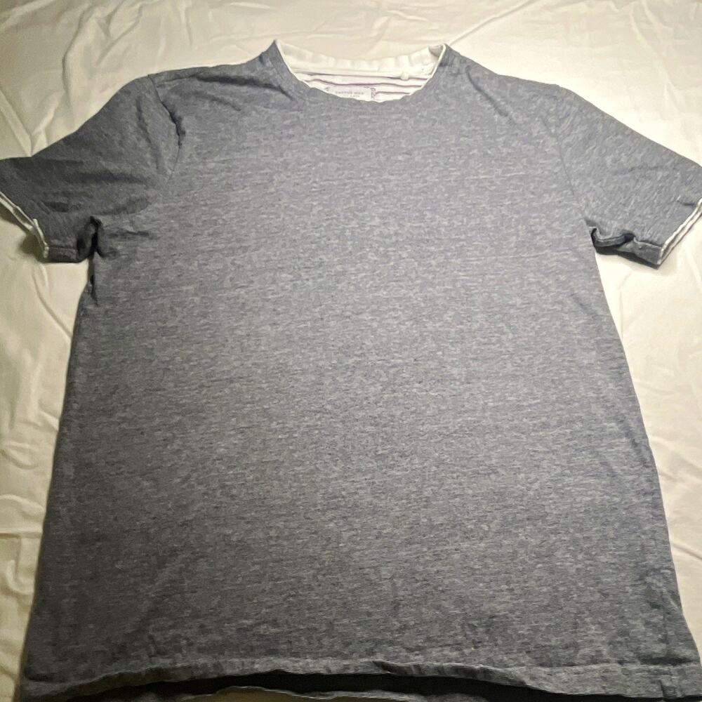 Cactus Man Ricky Singh Men’s Gray/White Crew Neck Short Sleeve T-Shirt Size M 69